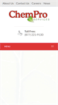 Mobile Screenshot of chemproservices.com